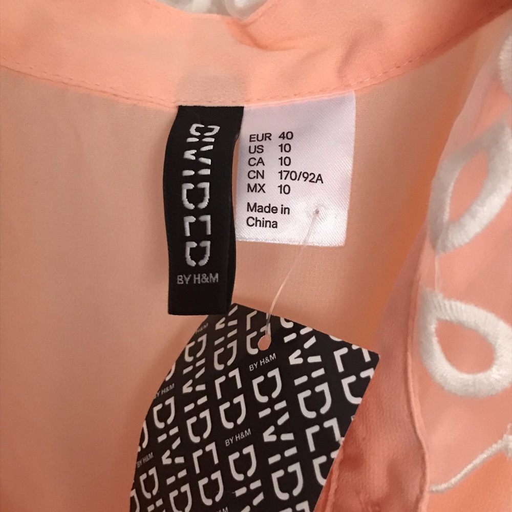 NWT H&M Sleeveless Chiffon Dress - Picture 3 of 5